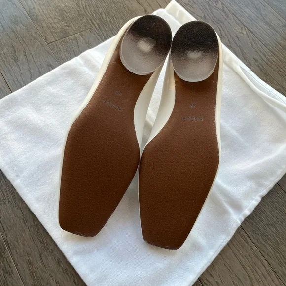 NIB Neous white flat transparent heel size 37 - Picture 6 of 8